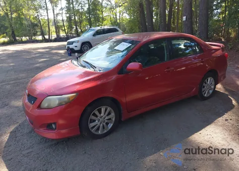 2010 Toyota Corolla S из США, поврежденный, VIN 2T1BU4EE4AC458656